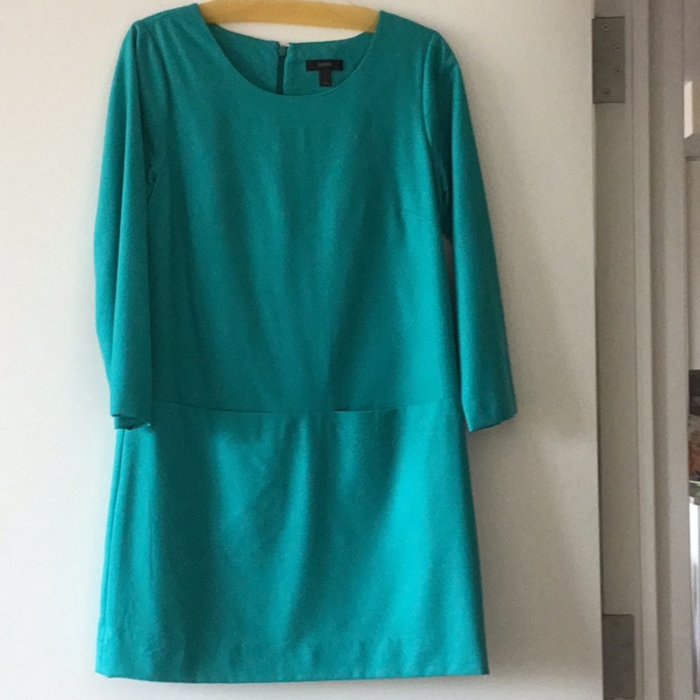 J Crew wool mini dress with pockets